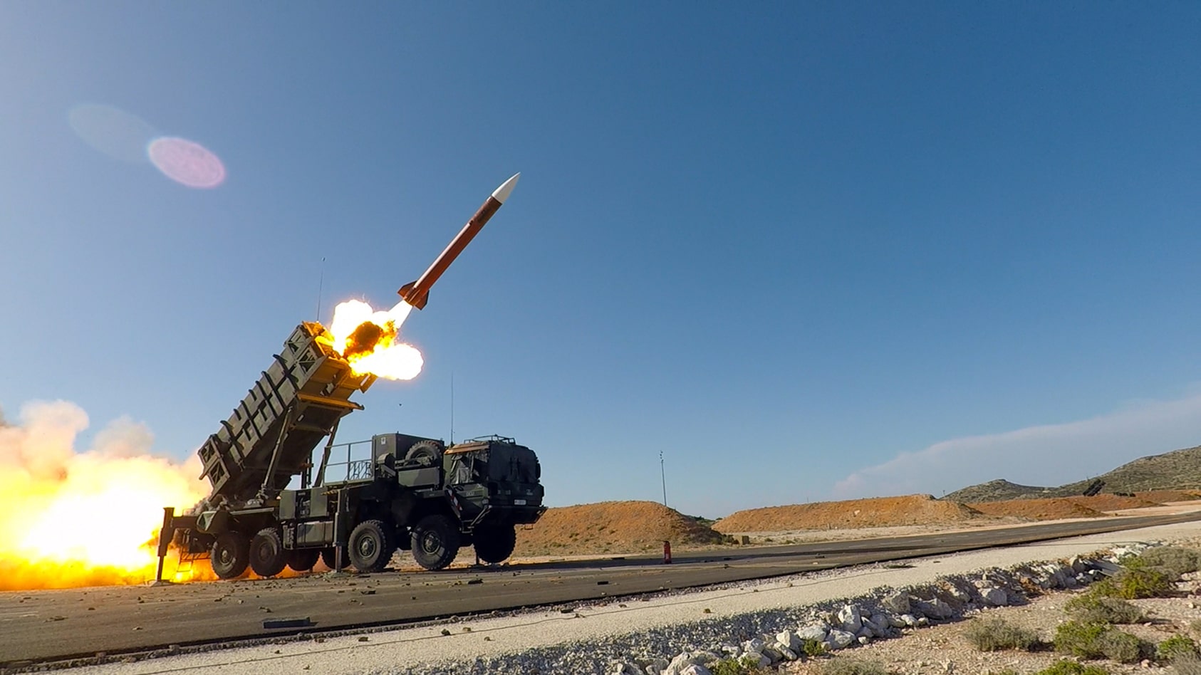 Raytheon Patriot missle live fire